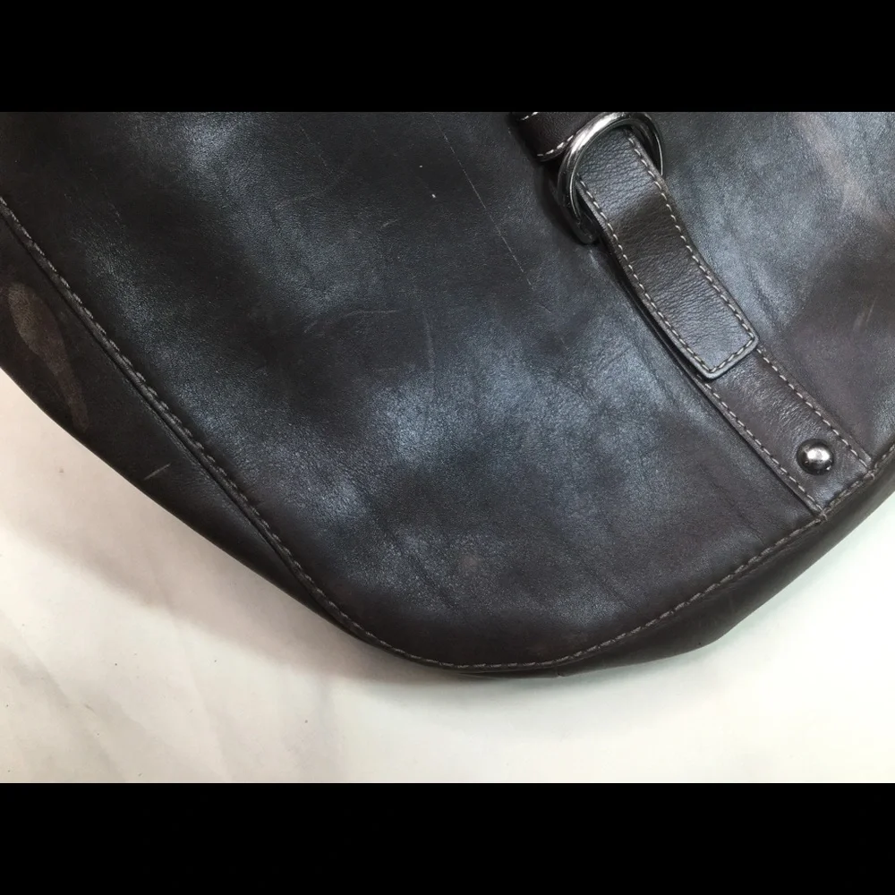 Coach Brown Leather Chelsea Hobo Crossbody READ